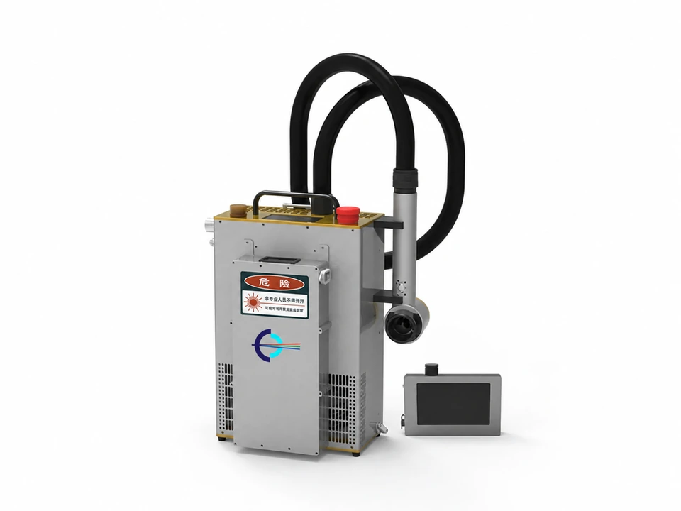 LS-FLC100SC 背包式单模激光清洗设备实物图